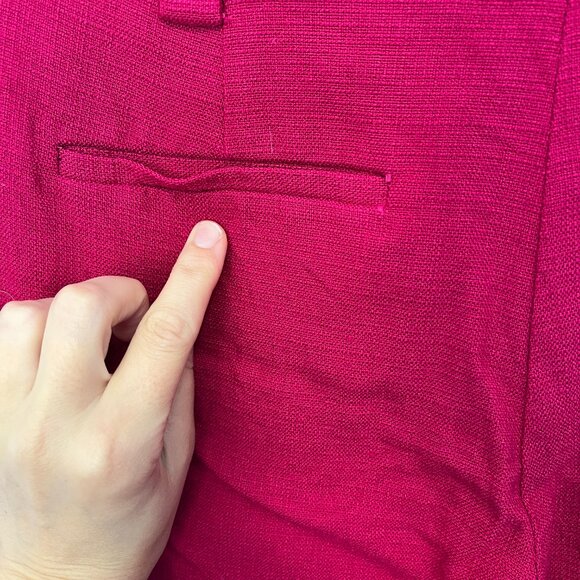 Diane von Furstenberg Fushia mid rise capris pants - Picture 6 of 8